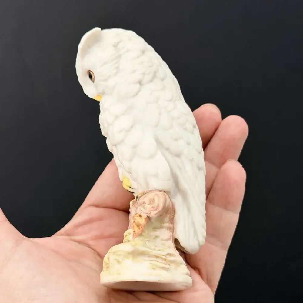 Vintage 1950's Cybis Porcelain Bisque Baby Snowy Owl Figurine 4.25